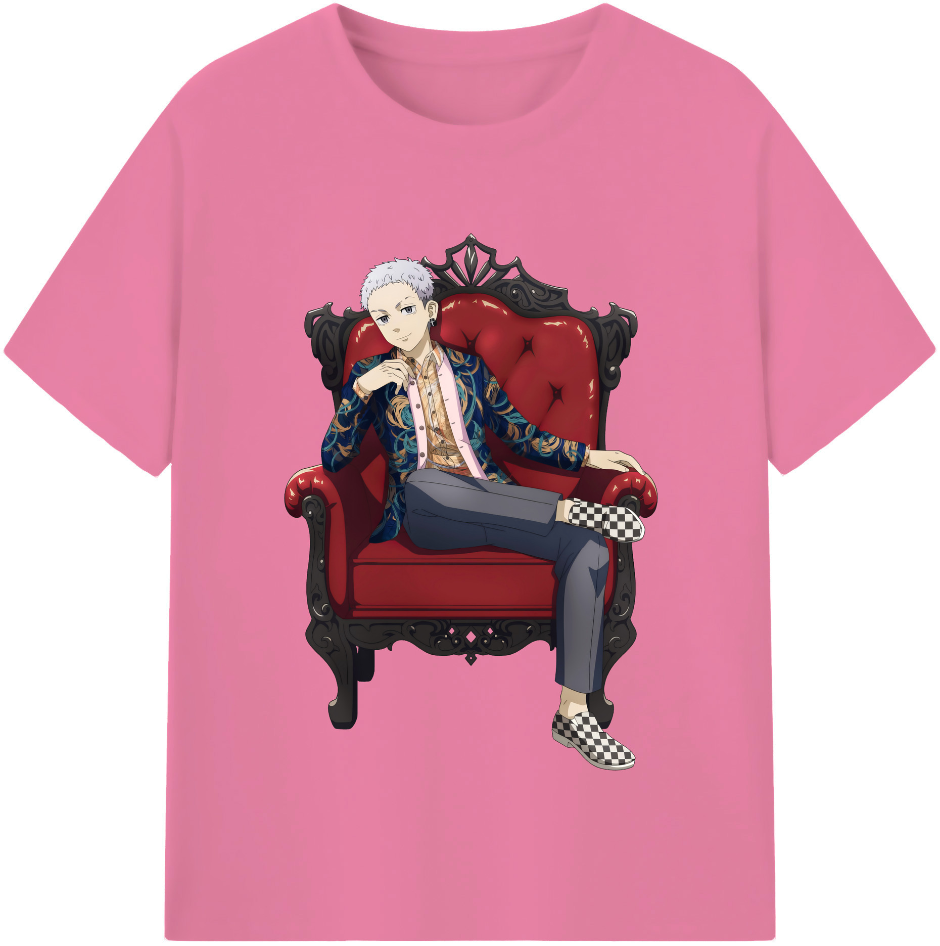 （画像用） 東京リベンジャーズ Tokyo Revengers 綿100％半袖Tシャツ（フロントプリント）